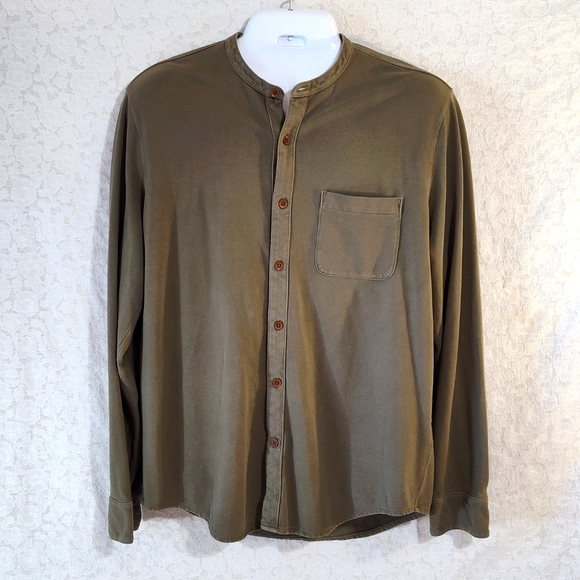 Abercrombie & Fitch Other - Abercrombie & Fitch Men's Collarless Button-Down Shirt Size XXL